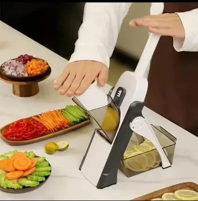 5-in-1 Multi-Blade Vegetable Slicer & Chopper (With Storage Tray)