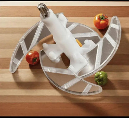 2.0L Premium Unbreakable Stainless Steel Manual Chopper (4 Blades)