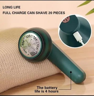Rechargeable Green Lint Remover – Fabric Shaver & Fuzz Remover