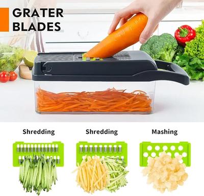 14-in-1 Premium Multi-Functional Vegetable Cutter & Slicer