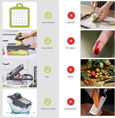 14-in-1 Premium Multi-Functional Vegetable Cutter & Slicer