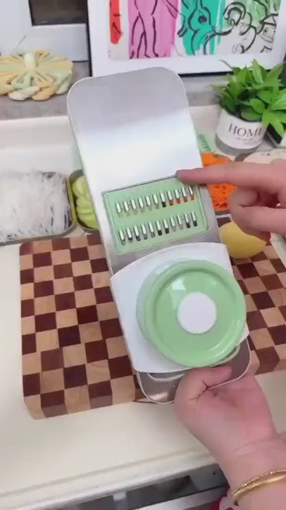 5-in-1 Premium Mint Green Slicer with Blade Storage Box