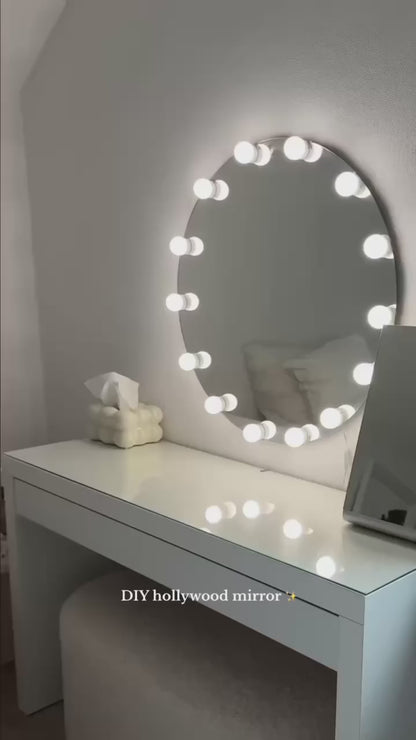 Vanity Mirror LED Lights Set – 10-Bulb Multi-Color Makeup & Dressing Table Lighting